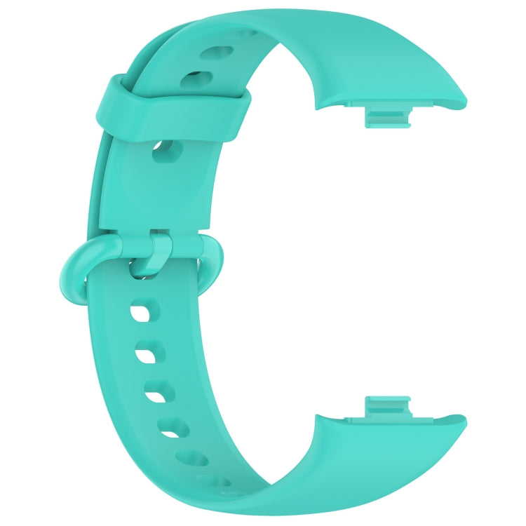 For Xiaomi  Mi Band 8 Pro Solid Color Colorful Buckle Silicone Watch Band(Teal) - Watch Bands by PMC Jewellery | Online Shopping South Africa | PMC Jewellery