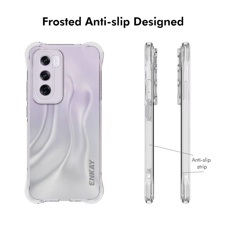 For OPPO Reno12 Pro Global ENKAY Clear TPU Shockproof Anti-slip Phone Case - OPPO Cases by ENKAY | Online Shopping South Africa | PMC Jewellery | Buy Now Pay Later Mobicred