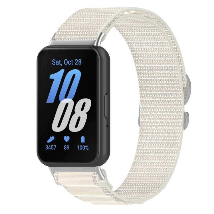 For Samsung Galaxy Fit 3 Nylon Canvas Watch Band(Starlight) - Watch Bands by PMC TechLife | Online Shopping South Africa | PMC TechLife