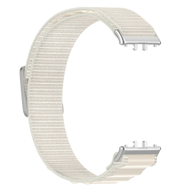 For Samsung Galaxy Fit 3 Nylon Canvas Watch Band(Starlight) - Watch Bands by PMC TechLife | Online Shopping South Africa | PMC TechLife