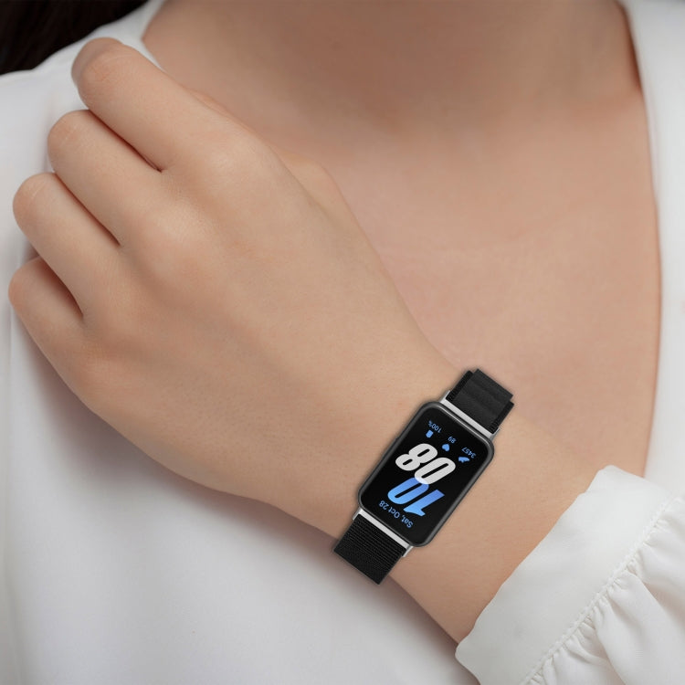 For Samsung Galaxy Fit 3 Nylon Canvas Watch Band(Starlight) - Watch Bands by PMC TechLife | Online Shopping South Africa | PMC TechLife