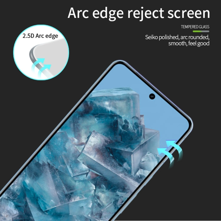 For Google Pixel 9 / 9 Pro MOFI 9H 2.5D Full Screen Tempered Glass Film(Black) - Google Tempered Glass by MOFI | Online Shopping South Africa | PMC TechLife | Buy Now Pay Later Mobicred