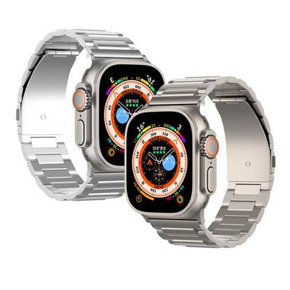 For Apple Watch Ultra 2 49mm I-Shaped Titanium Watch Band(Sliver) - Watch Bands by PMC Jewellery | Online Shopping South Africa | PMC Jewellery