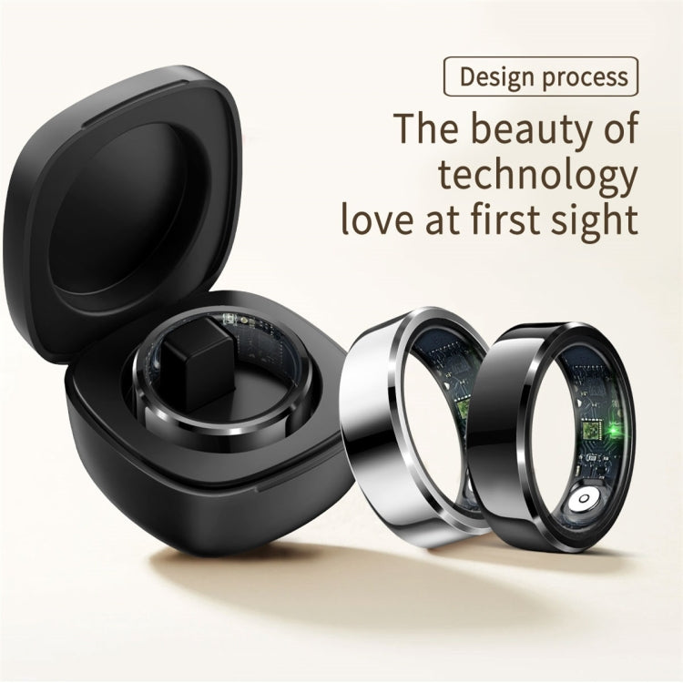 R6 SIZE 11 Smart Ring, Support Heart Rate / Blood Oxygen / Sleep Monitoring(Black) - Smart Rings / Smart Telephones by PMC Jewellery | Online Shopping South Africa | PMC Jewellery | Buy Now Pay Later Mobicred