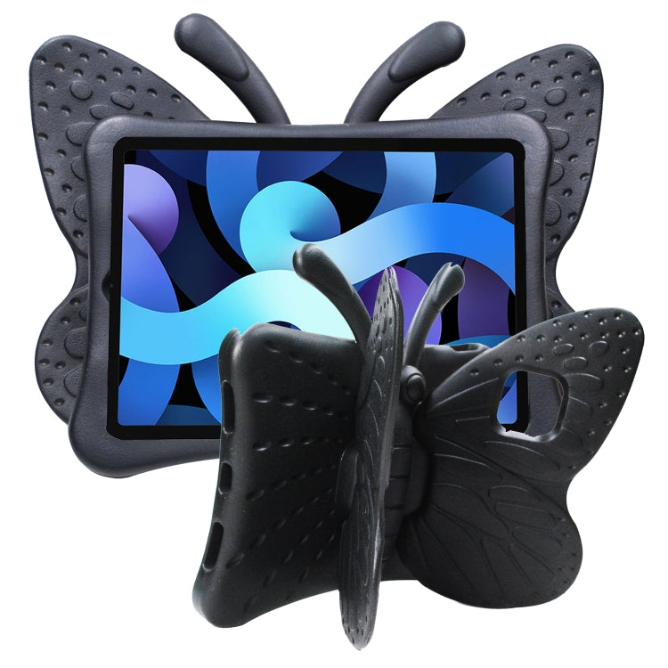 For iPad Air 11 2025 / 2024 Butterfly Bracket Kids EVA Shockproof Tablet Case(Black) - iPad Air 11 2025 / 2024 Cases by PMC TechLife | Online Shopping South Africa | PMC TechLife | Buy Now Pay Later Mobicred