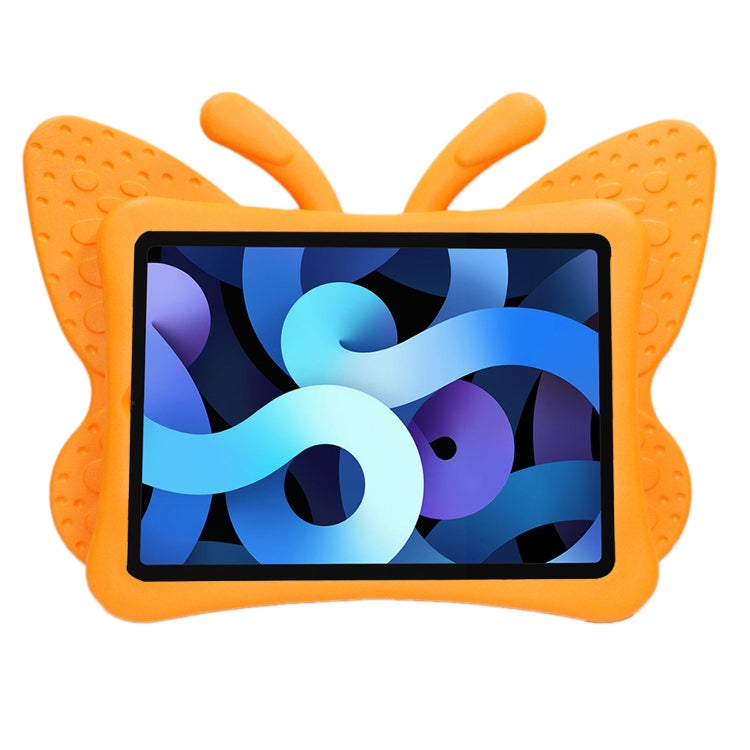 For iPad Air 11 2024 Butterfly Bracket Kids EVA Shockproof Tablet Case(Orange) - iPad Air 11 2024 Cases by PMC TechLife | Online Shopping South Africa | PMC TechLife | Buy Now Pay Later Mobicred