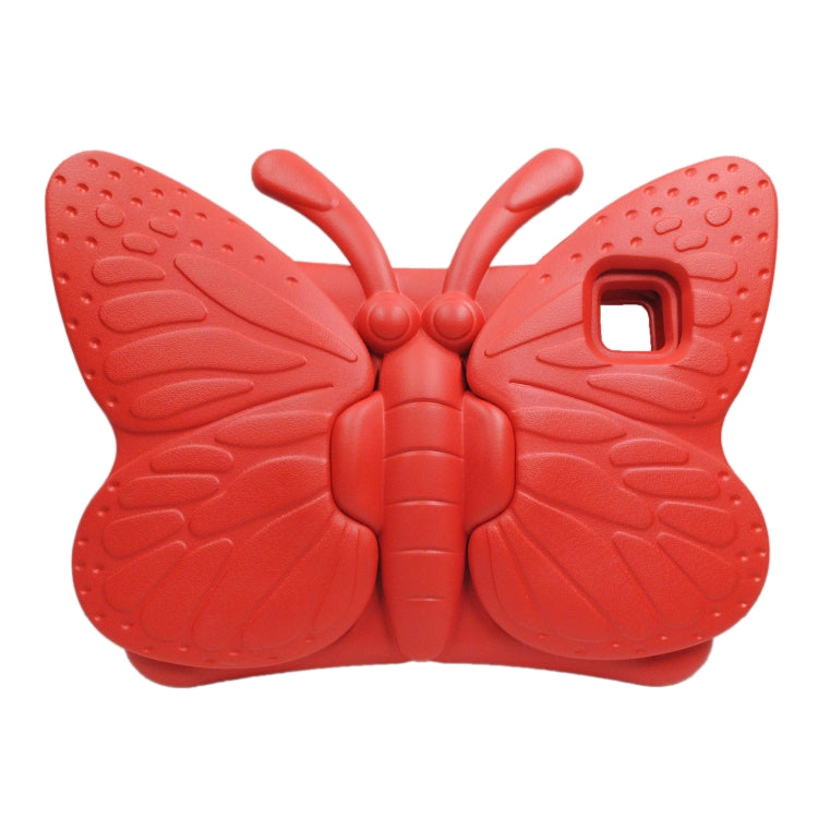 For iPad Pro 11 2024 Butterfly Bracket Kids EVA Shockproof Tablet Case(Red) - iPad Pro 11 2024 Cases by PMC TechLife | Online Shopping South Africa | PMC TechLife | Buy Now Pay Later Mobicred