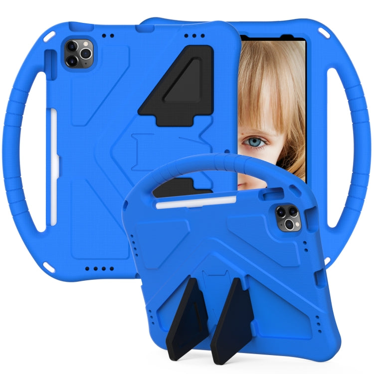 For iPad Pro 11 2024 EVA Shockproof Tablet Case with Holder(Blue) - iPad Pro 11 2024 Cases by PMC TechLife | Online Shopping South Africa | PMC TechLife | Buy Now Pay Later Mobicred