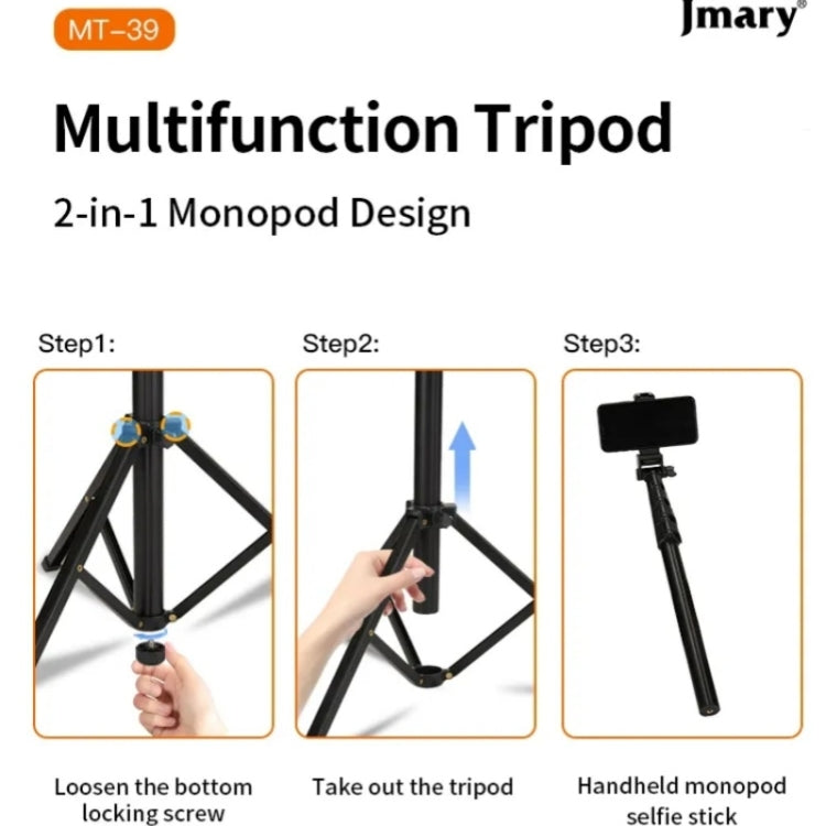 JMARY MT-39 Multifunction Live Streaming DSLR Camera Stand Holder Phone Clamp Tripod - free shipping - PMC TechLife - Order now!
