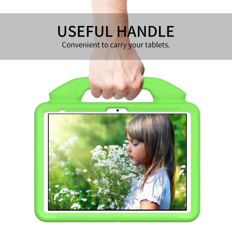 For iPad Air 11 2025 / 2024 Children EVA Shockproof Tablet Case with Thumb Bracket(Green) - iPad Air 11 2025 / 2024 Cases by PMC TechLife | Online Shopping South Africa | PMC TechLife | Buy Now Pay Later Mobicred