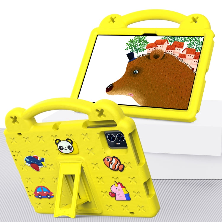 For Blackview Tab 80 10.1 2023 Handle Kickstand Children EVA Shockproof Tablet Case(Yellow) - Others by PMC TechLife | Online Shopping South Africa | PMC TechLife | Buy Now Pay Later Mobicred