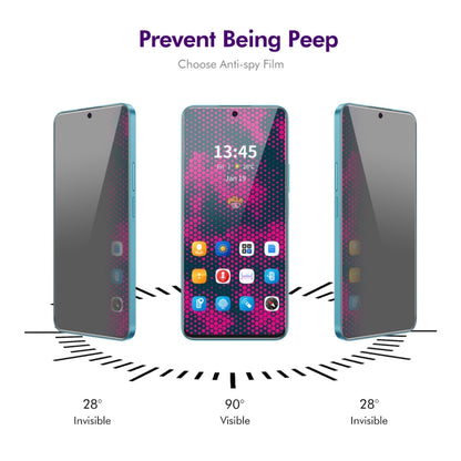 For Tecno Spark Go 2024 ENKAY Hat-Prince 28 Degree Anti-peeping Privacy Tempered Glass Film - Tecno Tempered Glass by ENKAY | Online Shopping South Africa | PMC Jewellery | Buy Now Pay Later Mobicred