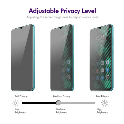 For Tecno Spark 9 2pcs ENKAY Hat-Prince 28 Degree Anti-peeping Privacy Tempered Glass Film - Tecno Tempered Glass by ENKAY | Online Shopping South Africa | PMC Jewellery | Buy Now Pay Later Mobicred