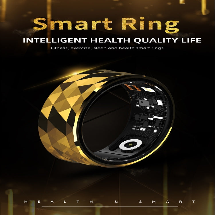 R12M SIZE 20 Smart Ring, Support Health Monitoring / Multiple Exercise Modes(Black) - free shipping - PMC TechLife - Order now!