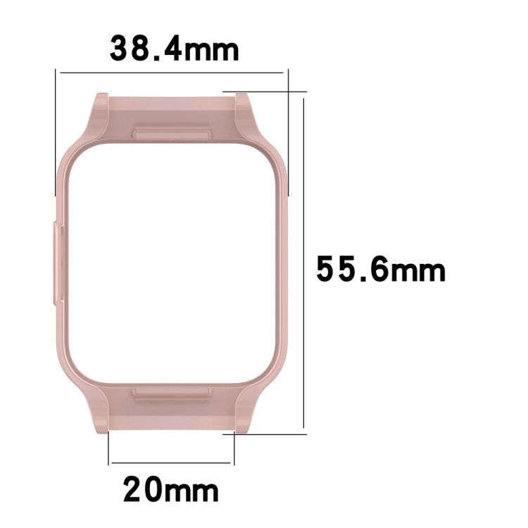 For Redmi Watch 2 Half Pack PC Watch Protective Case(Transparent) - Watch Cases by PMC TechLife | Online Shopping South Africa | PMC TechLife | Buy Now Pay Later Mobicred