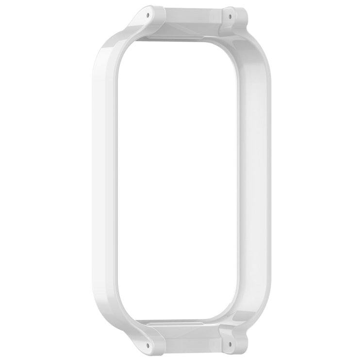 For Xiaomi Smart Band 8 Active Half Pack PC Watch Protective Case(White) - Watch Cases by PMC TechLife | Online Shopping South Africa | PMC TechLife | Buy Now Pay Later Mobicred