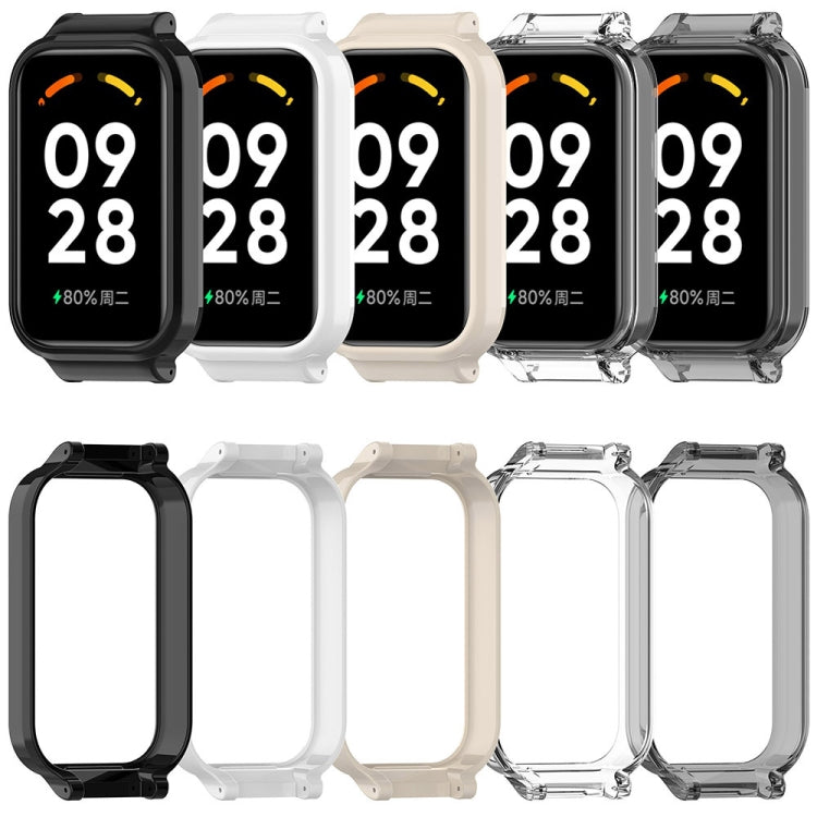 For Xiaomi Smart Band 8 Active Half Pack PC Watch Protective Case(Black) - Watch Cases by PMC TechLife | Online Shopping South Africa | PMC TechLife | Buy Now Pay Later Mobicred
