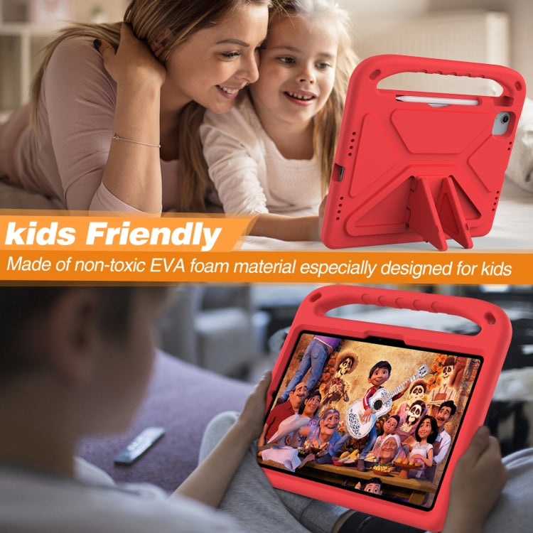 For iPad Air 11 2025 / 2024 / Pro 11 2024 Handle EVA Shockproof Tablet Case with Holder(Red) - iPad Air 11 2025 / 2024 Cases by PMC TechLife | Online Shopping South Africa | PMC TechLife | Buy Now Pay Later Mobicred