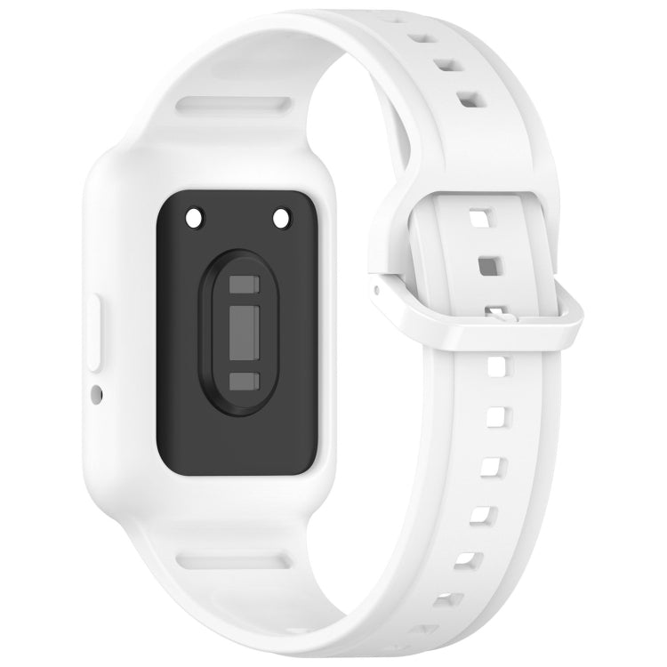 For  Huawei Band 9 Two Color Frame Integrated Silicone Watch Band(White) - free shipping - PMc TechLife - Order now!