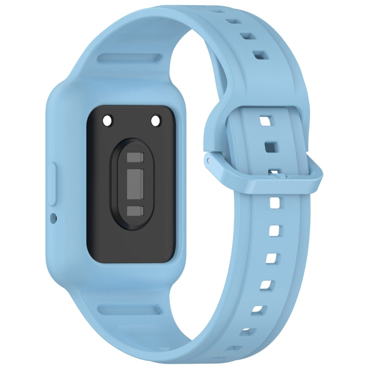 For  Huawei Band 8 Two Color Frame Integrated Silicone Watch Band(Sky Blue) - free shipping - PMc TechLife - Order now!