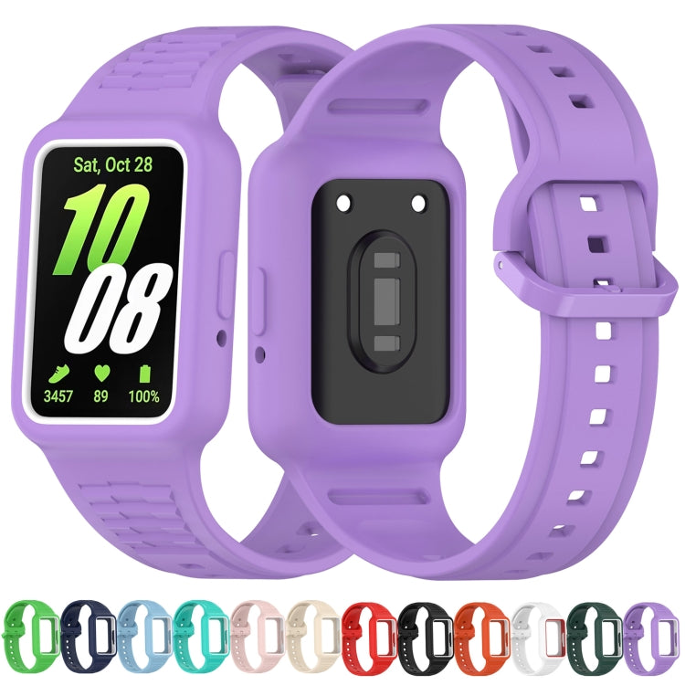 For  Huawei Band 8 NFC Two Color Frame Integrated Silicone Watch Band(White) - free shipping - PMc TechLife - Order now!