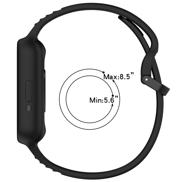 For  Huawei Band 9 Two Color Frame Integrated Silicone Watch Band(Orange) - free shipping - PMc TechLife - Order now!