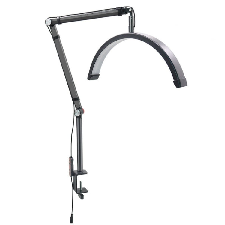 HD-M3X Pro 16 inch Adjustable Brightness Beauty Light Half Moon Light Eyelash Tech Lamp, Plug:AU Plug(Black) - Selfie Light by PMC TechLife | Online Shopping South Africa | PMC TechLife | Buy Now Pay Later Mobicred