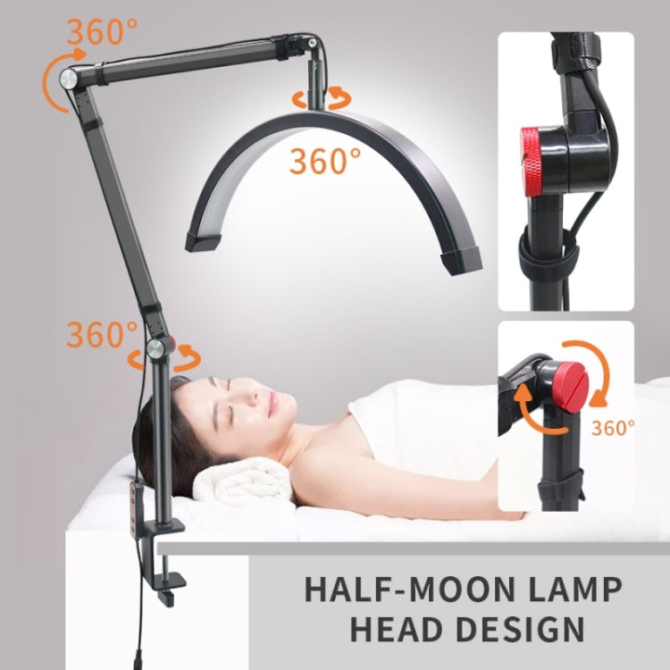HD-M3X Pro 16 inch Adjustable Brightness Beauty Light Half Moon Light Eyelash Tech Lamp, Plug:US Plug(White) - Selfie Light by PMC TechLife | Online Shopping South Africa | PMC TechLife | Buy Now Pay Later Mobicred