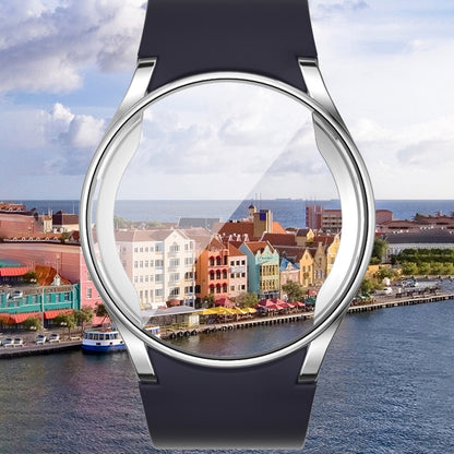 For Samsun Galaxy Watch 7 44mm Full Coverage TPU Electroplated Watch Protective Case(Midnight Blue) - Watch Cases by PMC Jewellery | Online Shopping South Africa | PMC Jewellery | Buy Now Pay Later Mobicred