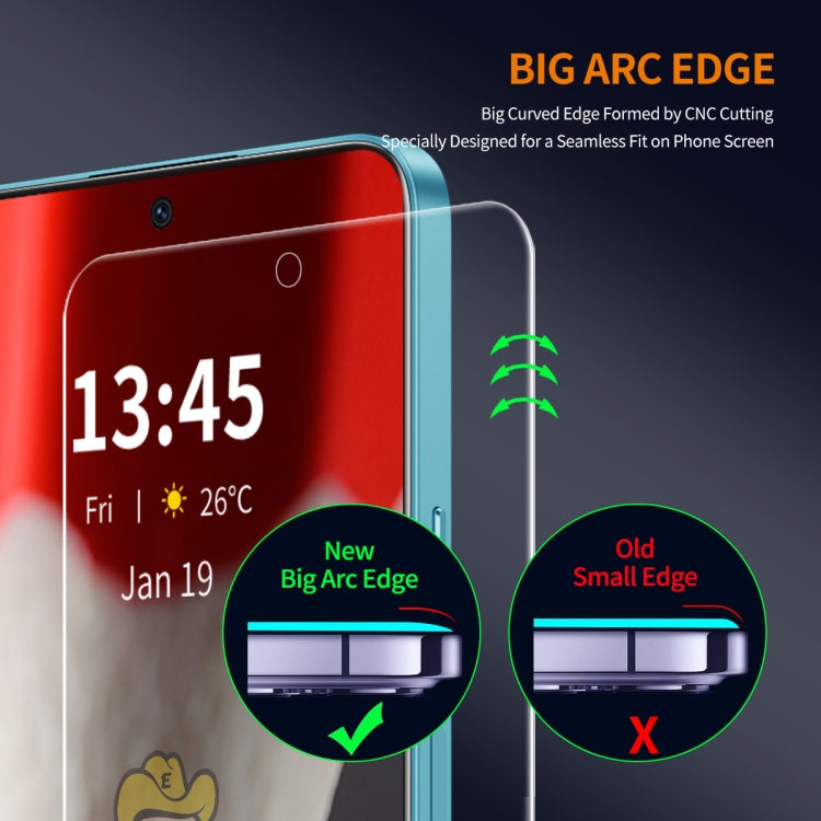 For Google Pixel 9 Pro 10pcs ENKAY 9H Big Arc Edge High Aluminum-silicon Tempered Glass Film - Google Tempered Glass by ENKAY | Online Shopping South Africa | PMC Jewellery | Buy Now Pay Later Mobicred