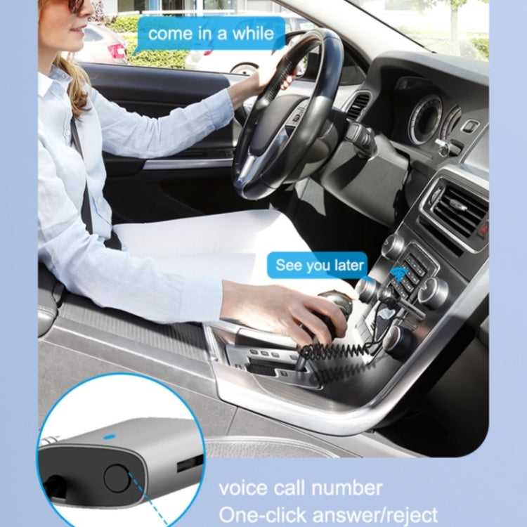M01 Car Bluetooth Receiver Hands-Free Call  3.5mm AUX Stereo Car Wireless Adapter - Bluetooth Car Kits by PMC Jewellery | Online Shopping South Africa | PMC Jewellery | Buy Now Pay Later Mobicred