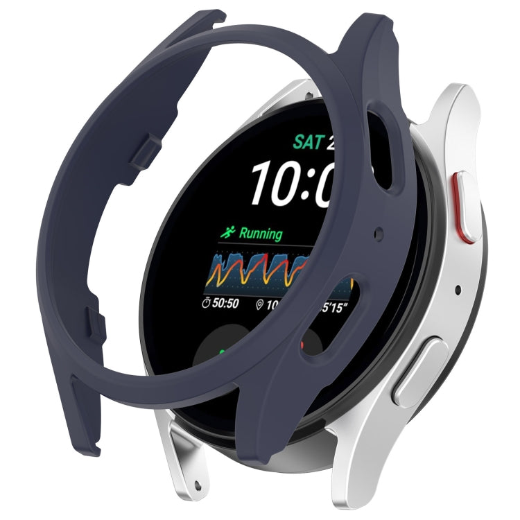 For Sansung Galaxy Watch 7 40mm Half Pack Hollow PC Watch Protective Case(Midnight Blue) - Watch Cases by PMC TechLife | Online Shopping South Africa | PMC TechLife | Buy Now Pay Later Mobicred