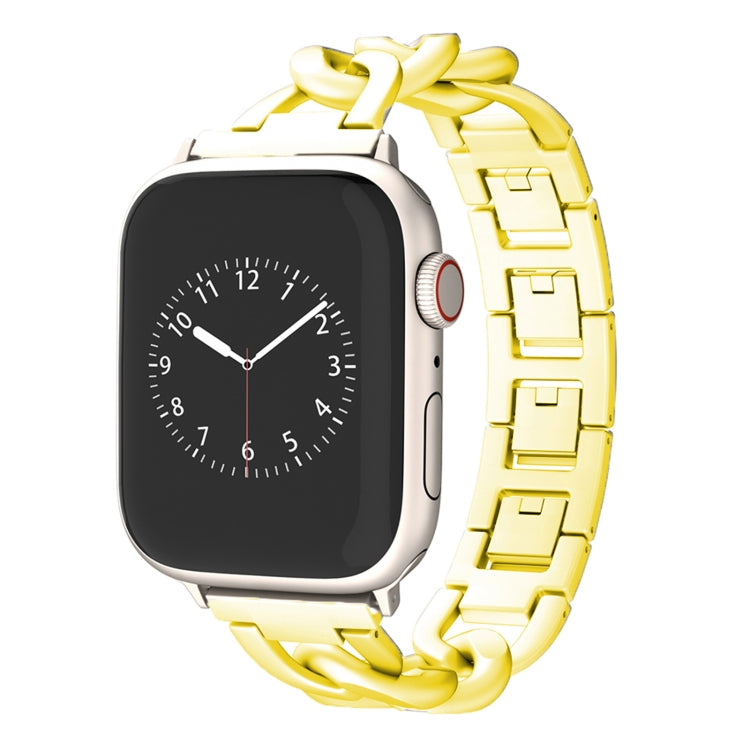 For Apple Watch Series 5 44mm Quick-Release Metal Chain Watch Band(Gold) - free shipping - PMC TechLife - Order now!