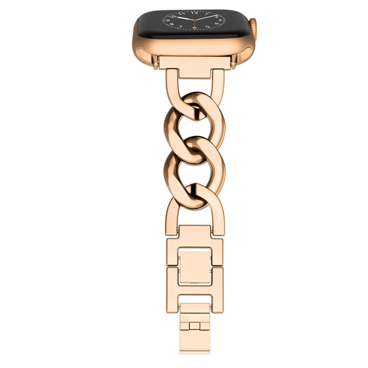 For Apple Watch Series 5 40mm Quick-Release Metal Chain Watch Band(Rose Gold) - free shipping - PMC TechLife - Order now!