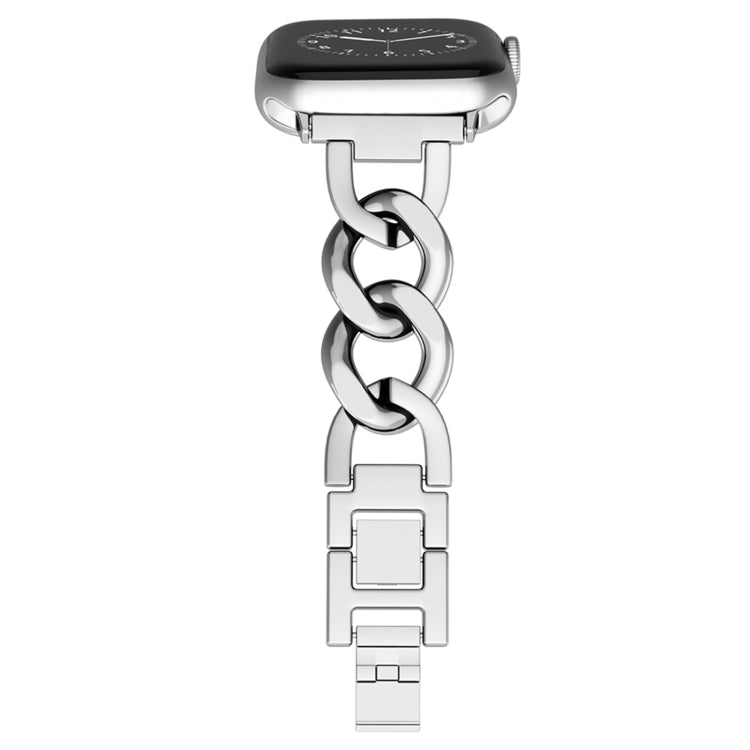 For Apple Watch Series 4 40mm Quick-Release Metal Chain Watch Band(Silver) - free shipping - PMC TechLife - Order now!