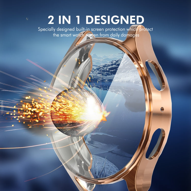 For Samsung Galaxy Watch7 44mm ENKAY Hat-Prince Full Coverage Electroplated Soft TPU Case with Screen Protection(Transparent) - free shipping - PMc TechLife - Order now!