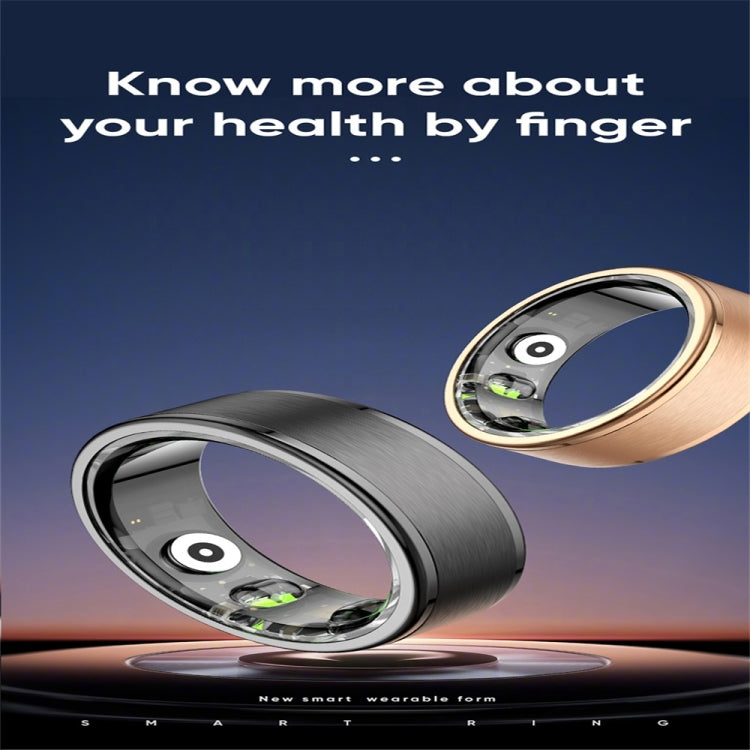 R03 SIZE 10 Smart Ring, Support Heart Rate / Blood Oxygen / Sleep / Multiple Sports Modes(Black) - Smart Rings / Smart Telephones by PMC Jewellery | Online Shopping South Africa | PMC Jewellery | Buy Now Pay Later Mobicred