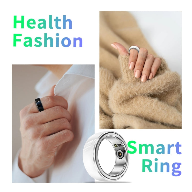 R8 SIZE 18 Smart Ring, Support Heart Rate / Blood Oxygen / Sleep / Multiple Sports Modes(Black) - Smart Rings / Smart Telephones by PMC Jewellery | Online Shopping South Africa | PMC Jewellery | Buy Now Pay Later Mobicred