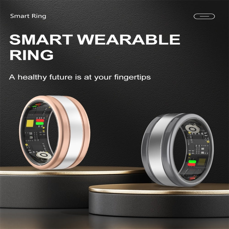 R18 SIZE 8 Smart Ring, Support Heart Rate / Blood Oxygen / Sleep / Multiple Sports Modes(Black) - Smart Rings / Smart Telephones by PMC Jewellery | Online Shopping South Africa | PMC Jewellery | Buy Now Pay Later Mobicred