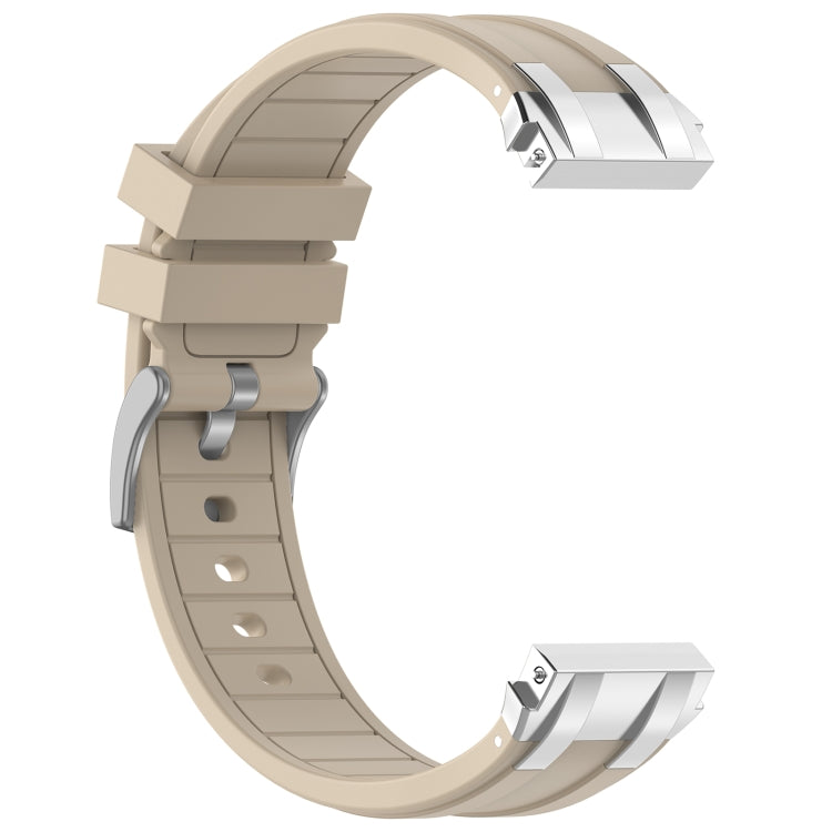 For Amazfit GTR Mini 20mm Quick Release Silver Buckle Royal Silicone Watch Band(Starlight) - free shipping - PMC TechLife - Order now!