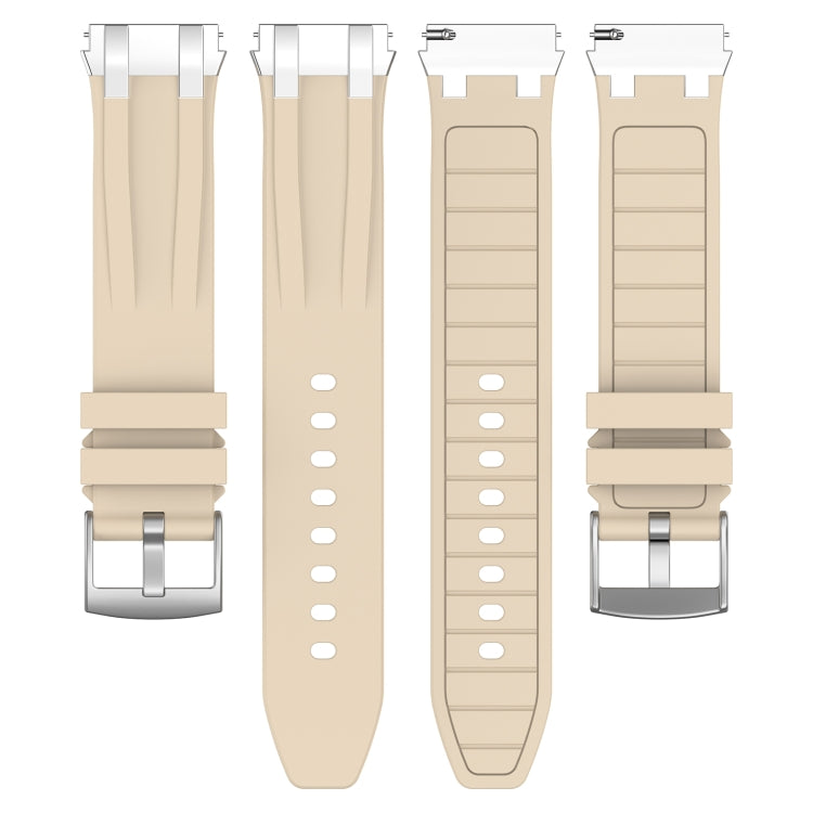 For Amazfit Pop Pro 20mm Quick Release Silver Buckle Royal Silicone Watch Band(Starlight) - free shipping - PMC TechLife - Order now!