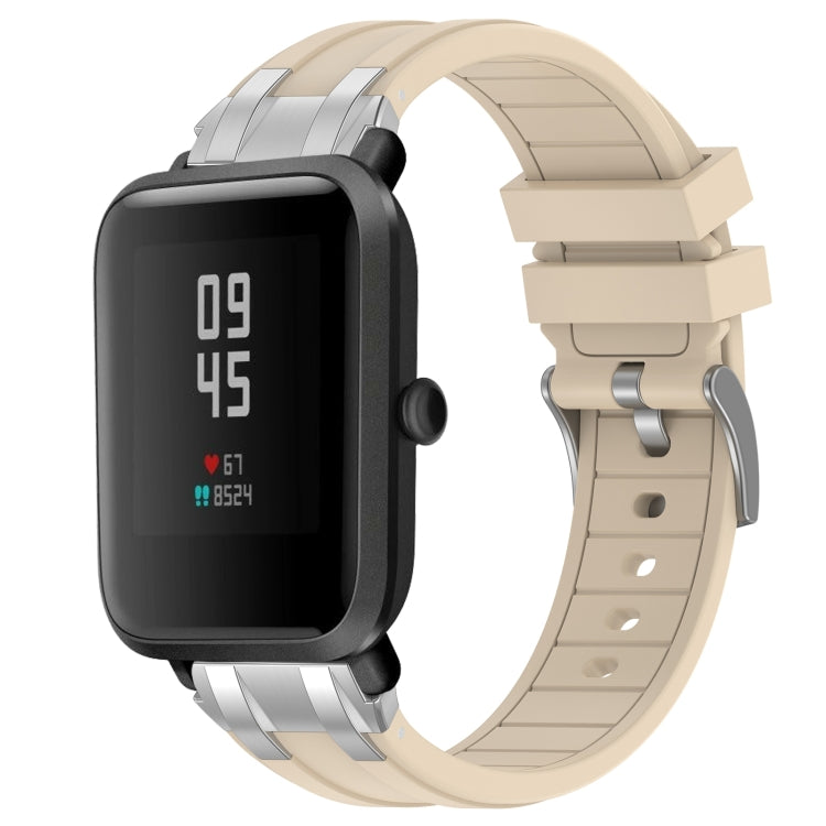 For Amazfit Bip Lite 20mm Quick Release Silver Buckle Royal Silicone Watch Band(Starlight) - free shipping - PMC TechLife - Order now!