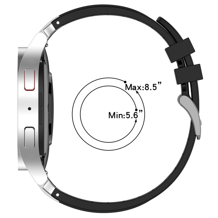 For Amazfit Bip Lite 20mm Quick Release Silver Buckle Royal Silicone Watch Band(Red) - free shipping - PMC TechLife - Order now!