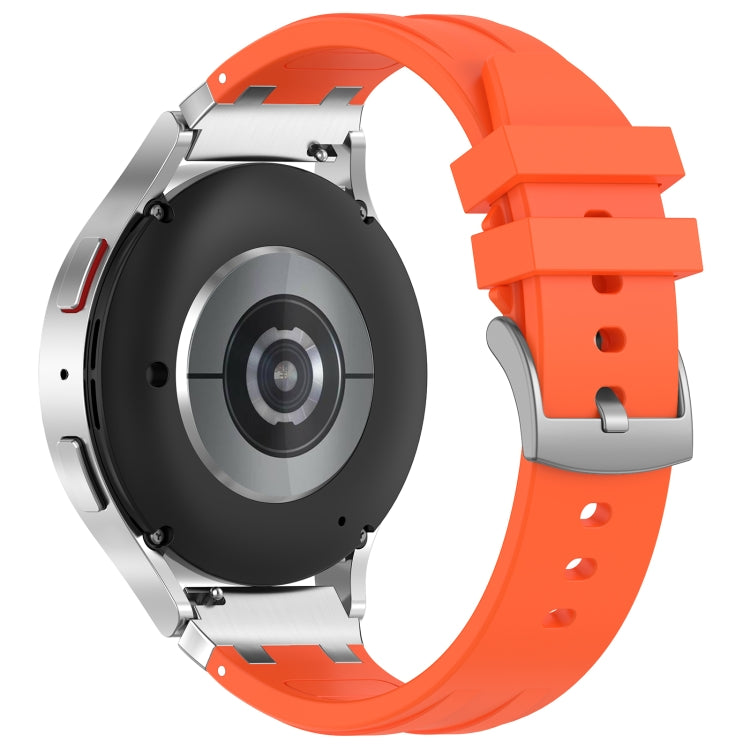 For Honor Magic Watch 22mm Quick Release Silver Buckle Royal Silicone Watch Band(Orange) - free shipping - PMC TechLife - Order now!