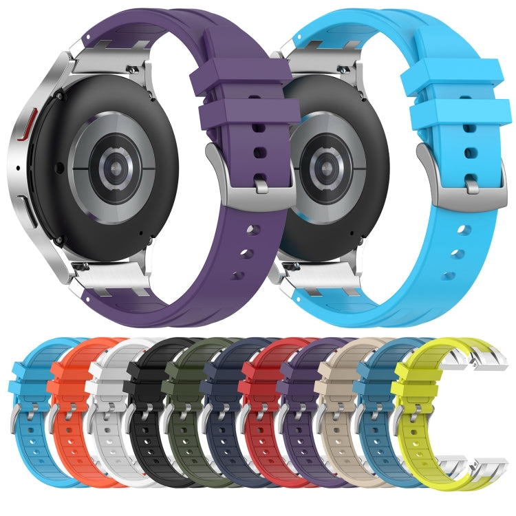 For Honor Magic Watch 22mm Quick Release Silver Buckle Royal Silicone Watch Band(Red) - free shipping - PMC TechLife - Order now!