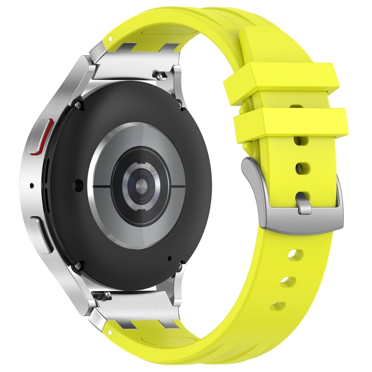 For Garmin Forerunner 255 22mm Quick Release Silver Buckle Royal Silicone Watch Band(Vital Yellow) - free shipping - PMC TechLife - Order now!
