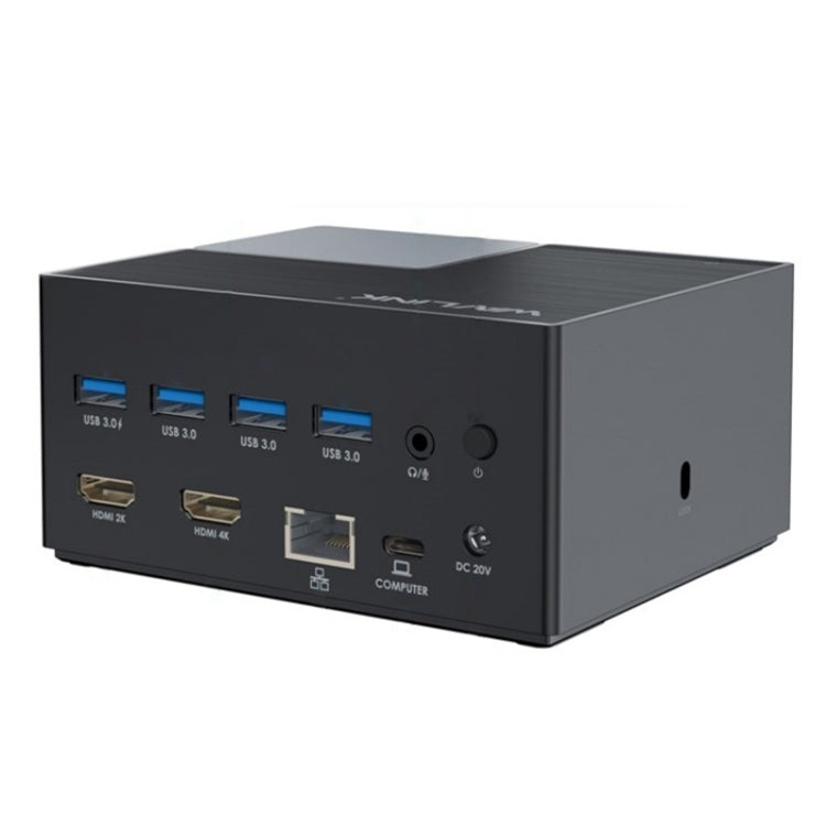 WAVLINK UG76PD2 3.5mm Audio, Gigabit Network Port Dual HD Universal Docking Station(AU Plug) - free shipping - PMc TechLife - Order now!