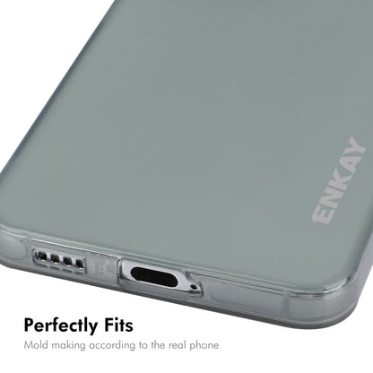 For Samsung Galaxy S24+ 5G ENKAY Hat-Prince Translucent Matte TPU Soft Phone Case(White) - Galaxy S24+ 5G Cases by ENKAY | Online Shopping South Africa | PMC Jewellery | Buy Now Pay Later Mobicred