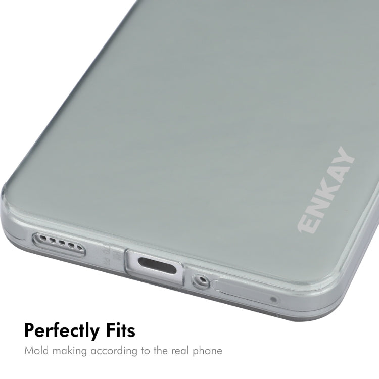 For Redmi K70 / K70 Pro ENKAY Hat-Prince Translucent Matte TPU Soft Phone Case(White) - K70 Pro Cases by ENKAY | Online Shopping South Africa | PMC Jewellery | Buy Now Pay Later Mobicred