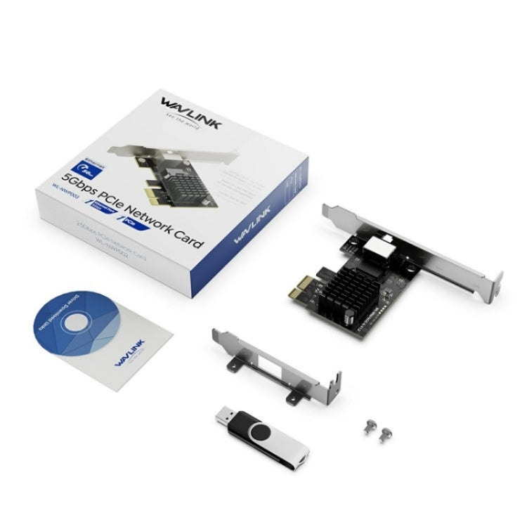 WAVLINK NWP003 5Gbps RTL8126 Chip RJ45 Ethernet Adapter Pcie Network Card - free shipping - PMC Jewellery - Order now!